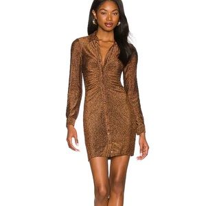 Bronze shimmer dress NWT